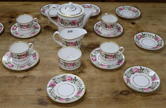 A Royal Worcester Royal Garden tea service (22-pce)